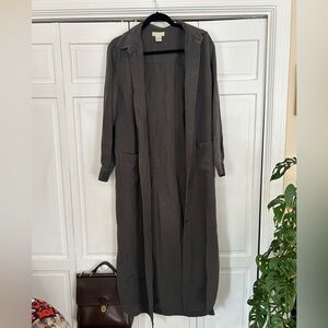 Long Dramatic Trench Cardigan